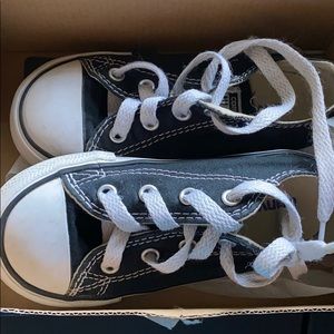 Black toddler converse